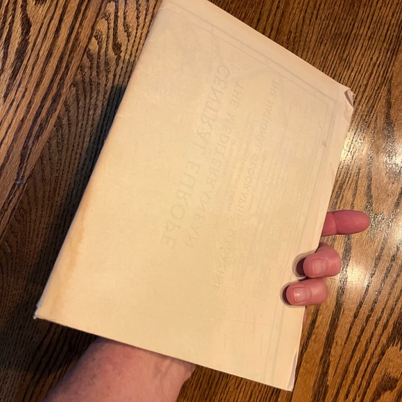 Vintage National Geographic map of Central Europe, and the Mediterranean 1939 - Picture 3 of 7